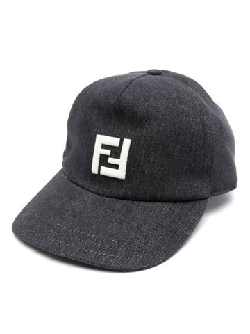 FF Logo Jeans Ball Cap Black - FENDI - BALAAN 1