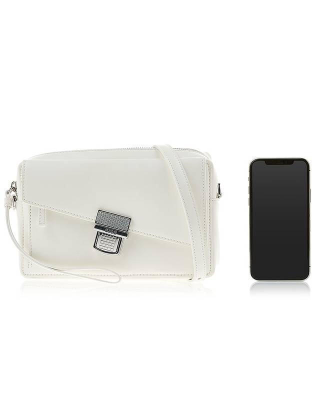 Slanted Click Cross Bag White - MSGM - BALAAN 7