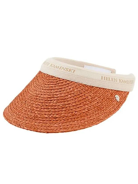 HAT50265 SUNTL Bianca Sunset Natural Logo Visor Sun Cap - HELEN KAMINSKI - BALAAN 2