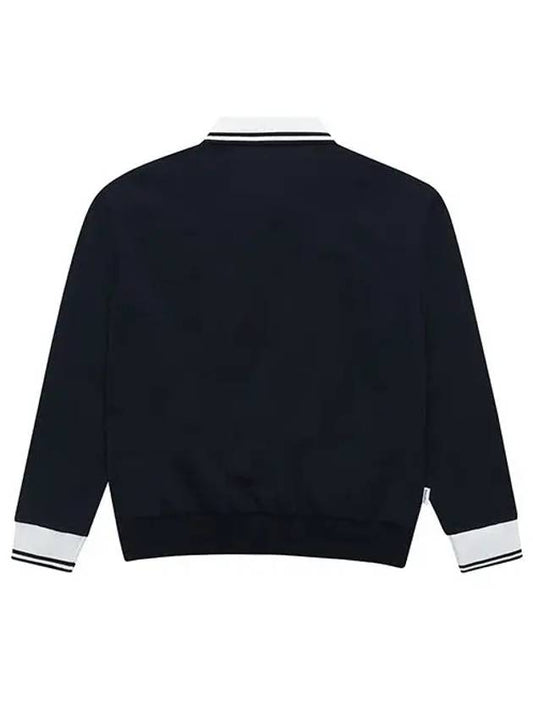 Solid PQ Knit Eri Long Sleeve T-Shirt 9313LZSPNAVY - BLACK&WHITE - BALAAN 2