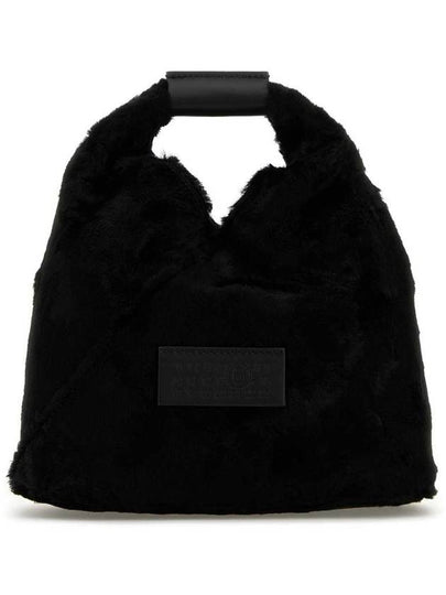 MM6 Fluffy Fur Cross Bag Black - MAISON MARGIELA - BALAAN 2