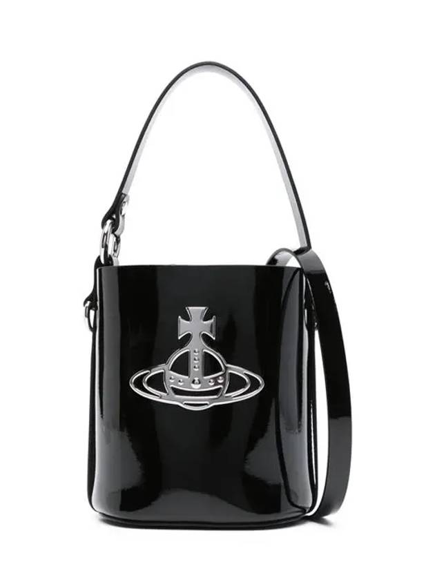 Daisy Drawstring Bucket Bag Black - VIVIENNE WESTWOOD - BALAAN 1