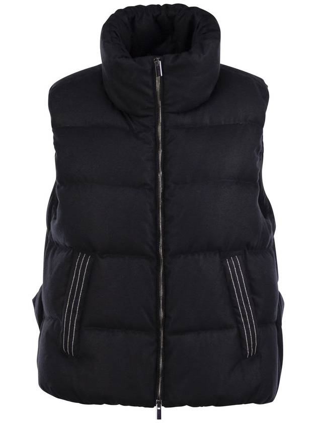 Down vest with light point detail - PESERICO - BALAAN 1