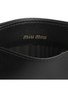 Matelasse Nappa Leather Card Wallet Black - MIU MIU - BALAAN 6