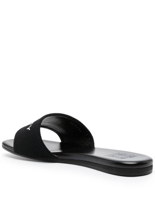 4G Logo Print Slippers Black - GIVENCHY - BALAAN 4