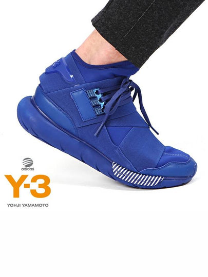 Qasa Low Top Sneakers Blue - YOHJI YAMAMOTO - BALAAN 2