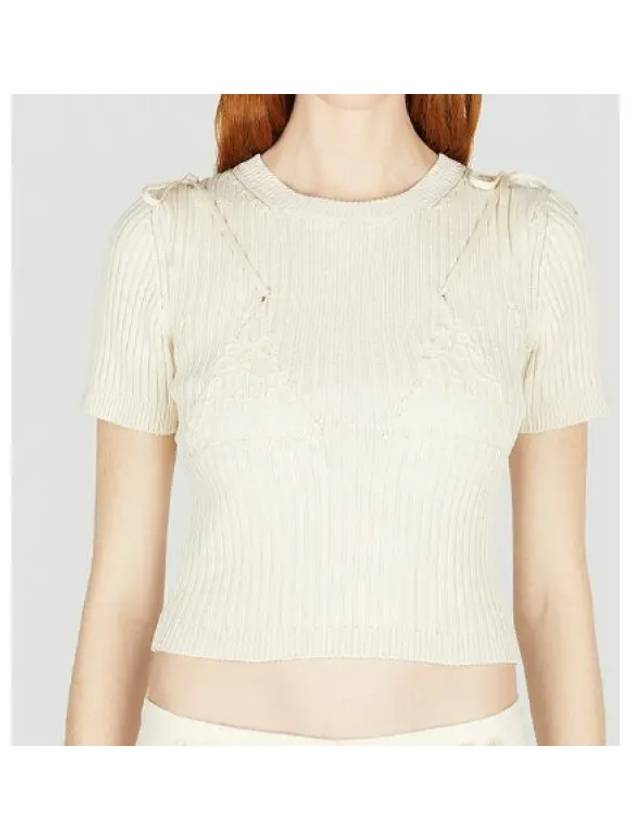 La Mayu Maille Bikini Knit Top Ivory - JACQUEMUS - BALAAN 2