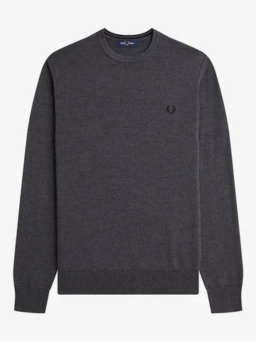 Baseline Classic Crew Neck Knit R85 AFPM2339601 Gray - FRED PERRY - BALAAN 1