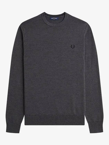 15 Baseline Classic Crew Neck Knit R85 AFPM2339601 Gray - FRED PERRY - BALAAN 1