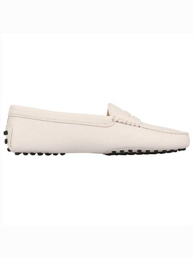 Women's Gommino Leather Driving Shoes White - TOD'S - BALAAN 5