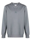 Metropolis Series Stretch Fleece Logo Sweatshirt Grey - CP COMPANY - BALAAN 2