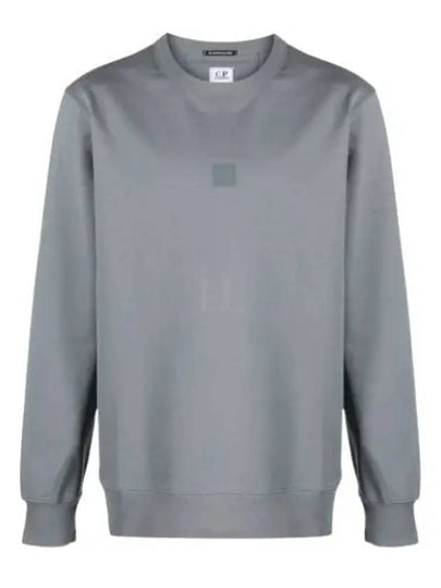 Metropolis Series Stretch Fleece Logo Sweatshirt Grey - CP COMPANY - BALAAN 2