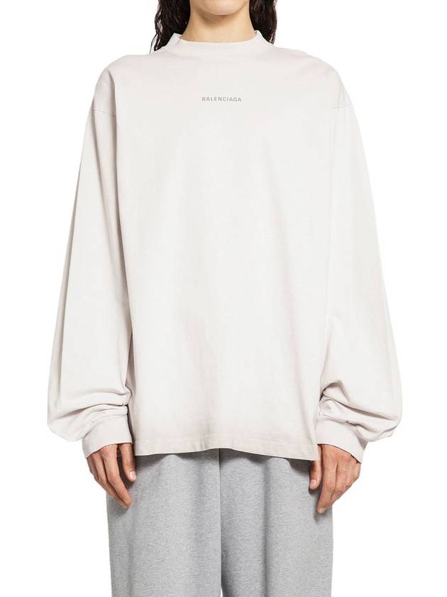 Logo Print Sweatshirt White - BALENCIAGA - BALAAN 2