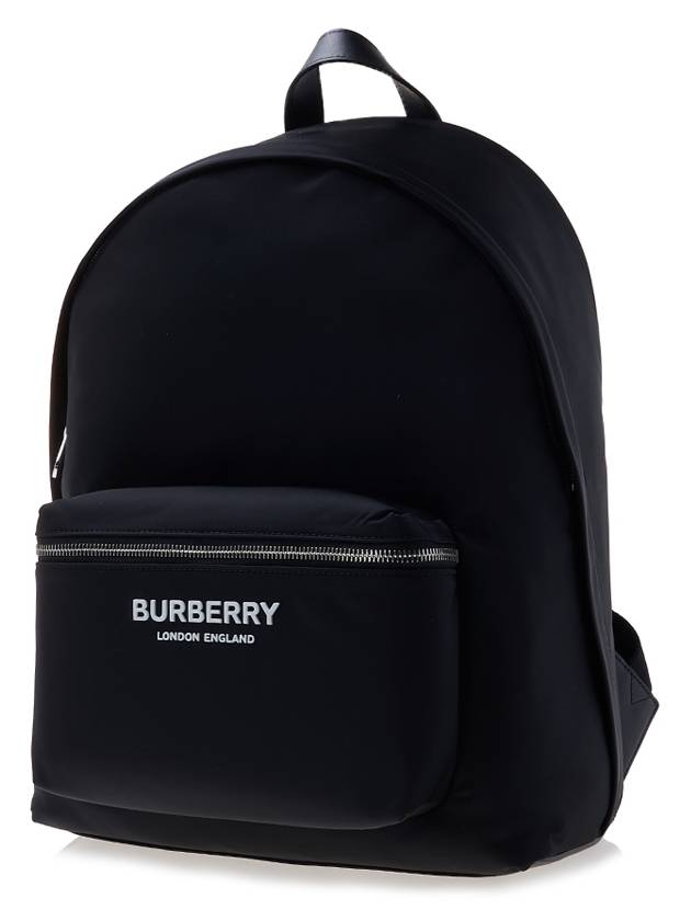 Logo Print Nylon Backpack Black - BURBERRY - BALAAN 3