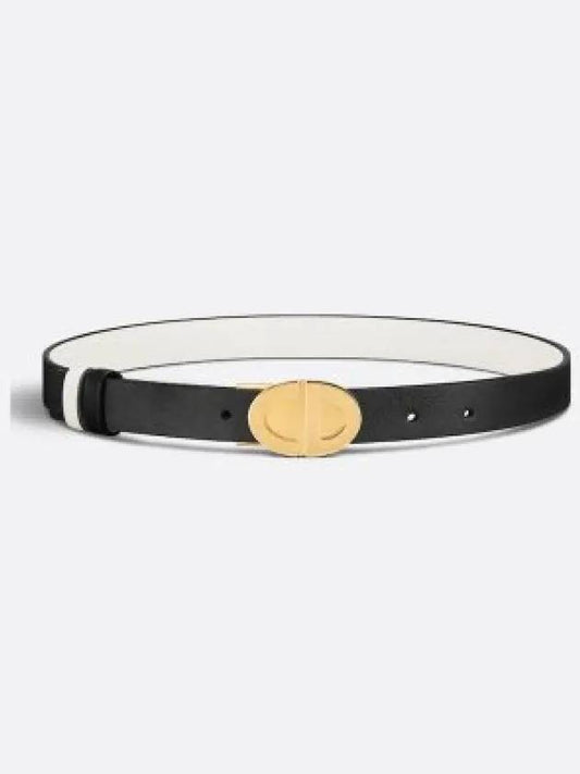 Reversible 22MM Smooth Calfskin Belt Black - DIOR - BALAAN 2