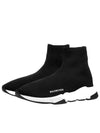 Speed Trainer  High Top Sneakers Black White - BALENCIAGA - BALAAN 2