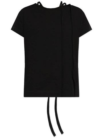 Yohji Yamamoto Cotton Top, Women's, Black - YOHJI YAMAMOTO - BALAAN 1