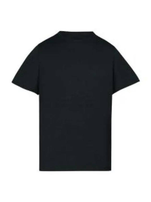 Numeric Embroidered Logo Mako Cotton Short Sleeve T-Shirt Black - MAISON MARGIELA - BALAAN 2