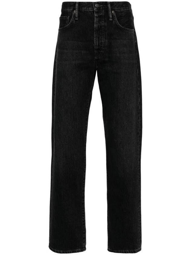 Regular Fit Straight Jeans Black - ACNE STUDIOS - BALAAN 1