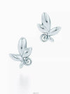 Paloma Picasso Olive Leaf Earrings Silver - TIFFANY & CO. - BALAAN 4