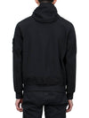 Technology Recycled Polyester Hooded Jacket Black - STONE ISLAND - BALAAN 6