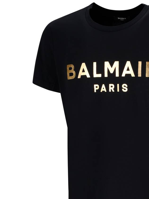 logo short sleeve t-shirt black - BALMAIN - BALAAN 4