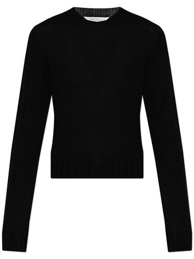 Palm Angels Knitted Sweater, Women's, Black - PALM ANGELS - BALAAN 1