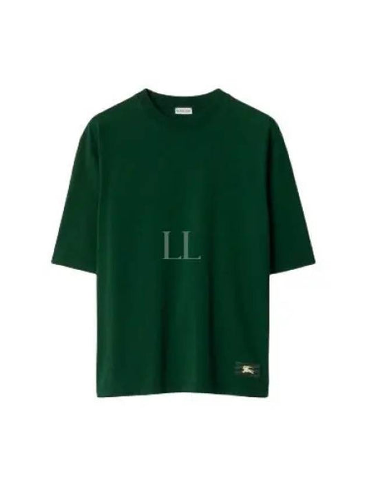 EKD Logo Patch Jersey Short Sleeve T-Shirt Green - BURBERRY - BALAAN 2