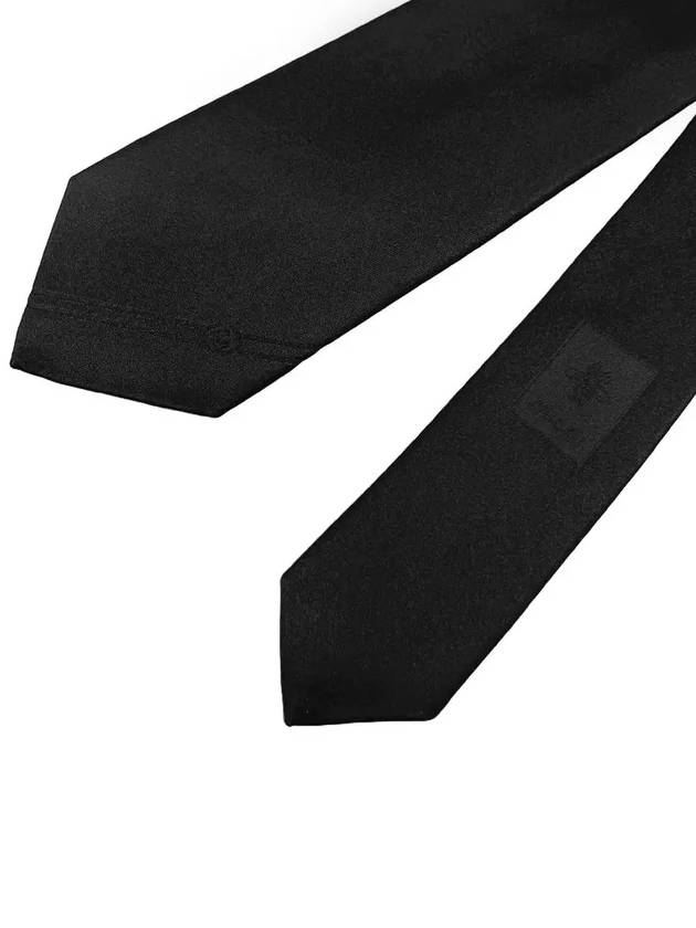 Interlocking G Silk Tie Black - GUCCI - BALAAN 4