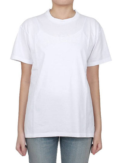 Logo Cotton Jersey Short Sleeve T-Shirt White - MAISON MARGIELA - BALAAN 2