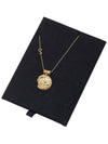 Illuminated Eye Medallion Necklace FJ1588 ABRZ 24GOLD - ALIGHIERI - BALAAN 6