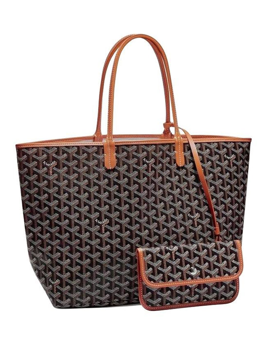 Saint Louis Saint Louis PM Tote Bag Black Tan - GOYARD - BALAAN 1