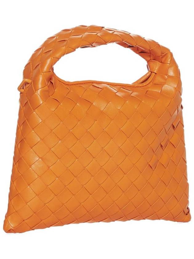 Intrecciato Mini Hop Tote Orange - BOTTEGA VENETA - BALAAN 3