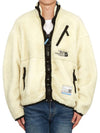 Logo Patch High Neck Zip-up Jacket White - MAISON MIHARA YASUHIRO - BALAAN 3