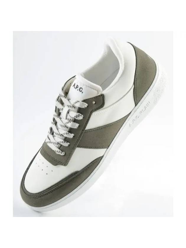 Pain Leather Low Top Sneakers Grey - A.P.C. - BALAAN 1