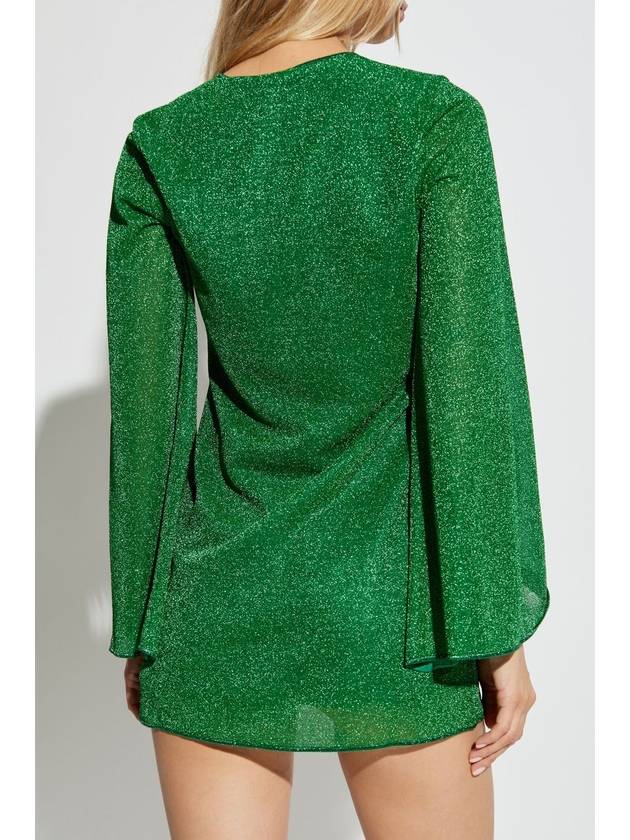 Oseree Dress With Glitter Finish, Women's, Green - OSEREE - BALAAN 4