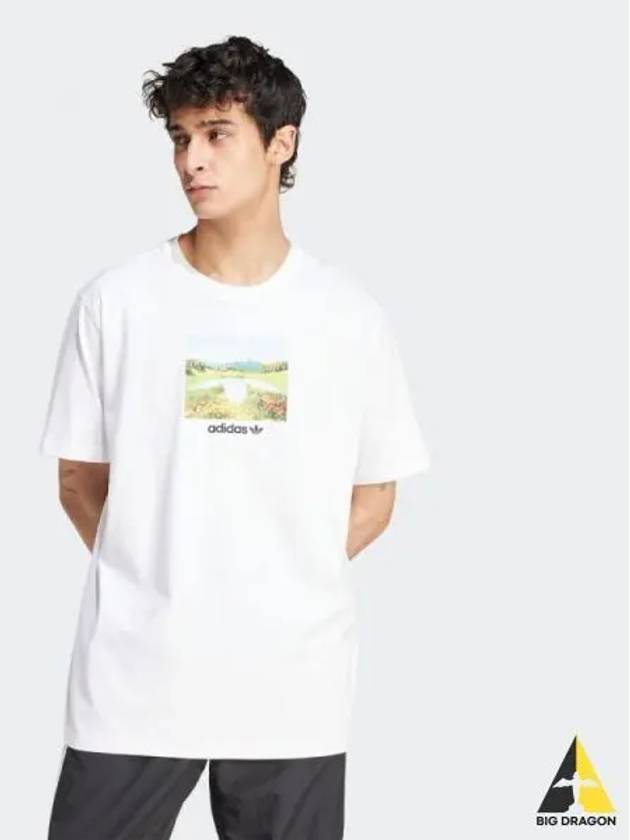 graphic tee white - ADIDAS - BALAAN 1