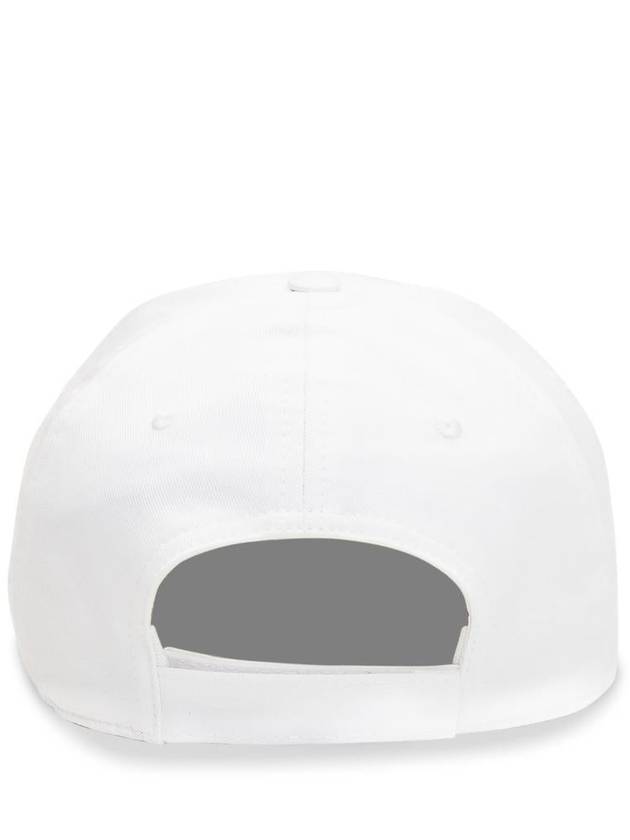 Embroidered Logo Ball Cap White - MARNI - BALAAN 4