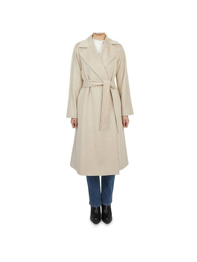 Umido Cashmere Single Coat Ivory - MAX MARA - BALAAN 2