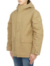 Ghost Piece Nylon Hooded Jacket Beige - STONE ISLAND - BALAAN 3