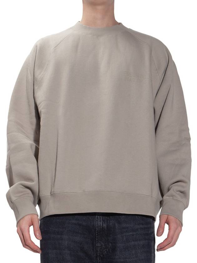 Chest Logo Crew Neck Sweatshirt Grey - FEAR OF GOD - BALAAN 2