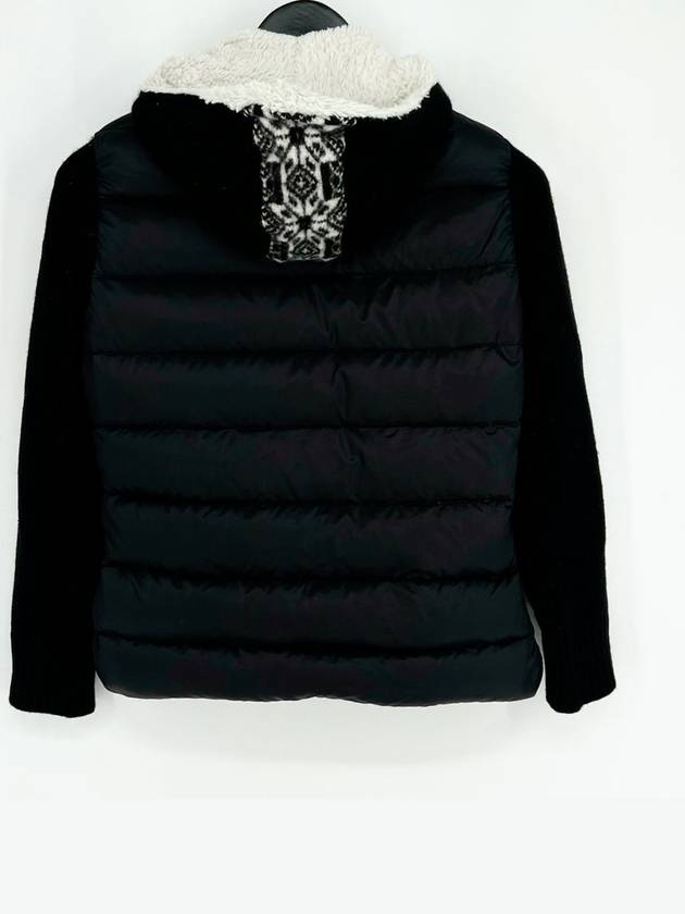 Padded hood zip up black M size - MONCLER - BALAAN 3