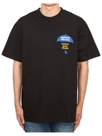 Cover Short Sleeve T-Shirt Black - CARHARTT WIP - BALAAN 2