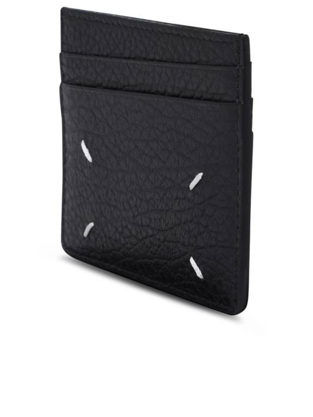 Four Stitch Card Wallet Black - MAISON MARGIELA - BALAAN 3