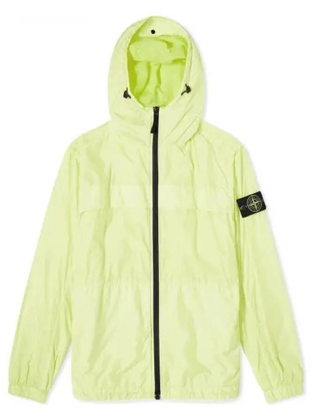 Crinkle Reps Hooded Jacket Lemon - STONE ISLAND - BALAAN 2