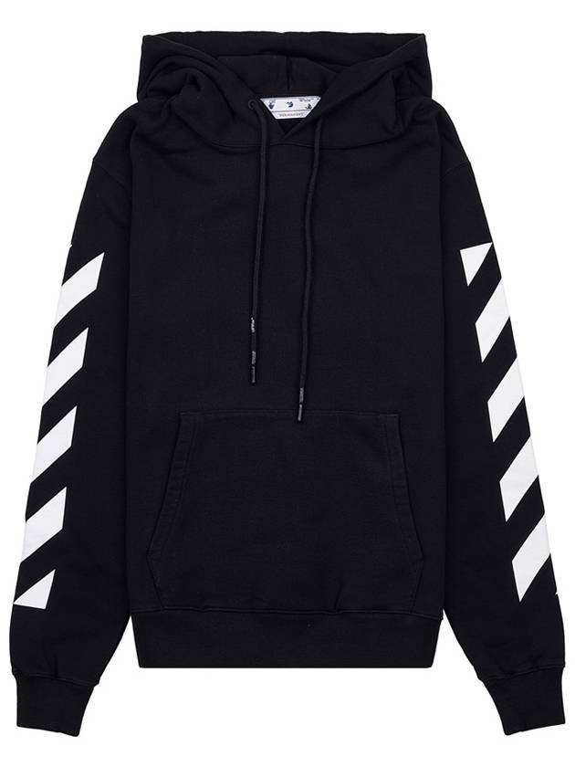 Diag Arrow Printing Hoodie Black - OFF WHITE - BALAAN 3