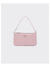 Re-Nylon Trim Mini Shoulder Bag Alabaster Pink - PRADA - BALAAN 1