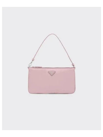 Re-Nylon Trim Mini Shoulder Bag Alabaster Pink - PRADA - BALAAN 1