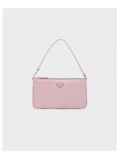 Re-Nylon Trim Mini Shoulder Bag Alabaster Pink - PRADA - BALAAN 1