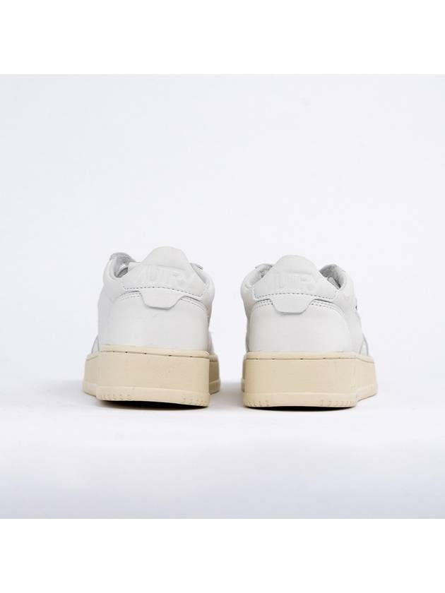 Medalist Goatskin Low Top Sneakers White - AUTRY - BALAAN 5